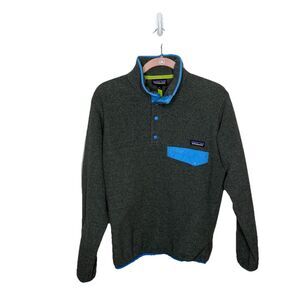 Patagonia Synchilla Snap-T Pullover Sweater Fleece 25580 Men's Size XS Grey Blue